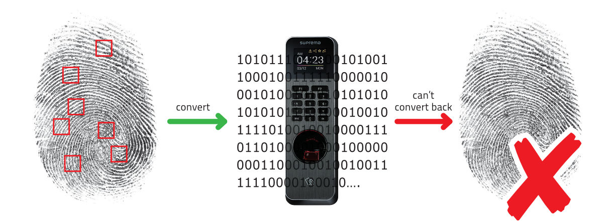 Fingerprint cannot be converted